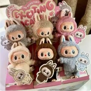 Cute Plush Bunny Figures Set